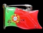 Preview: Blinki  LED Pin Flagge Portugal