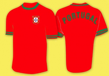 HERREN* FAN T-SHIRT* PORTUGAL* ROT M_1