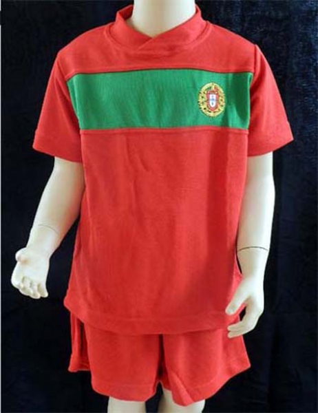 KINDER *MÄDCHEN,JUNGEN* TRIKOT SET *HOSE UND SHIRT* ROT_01