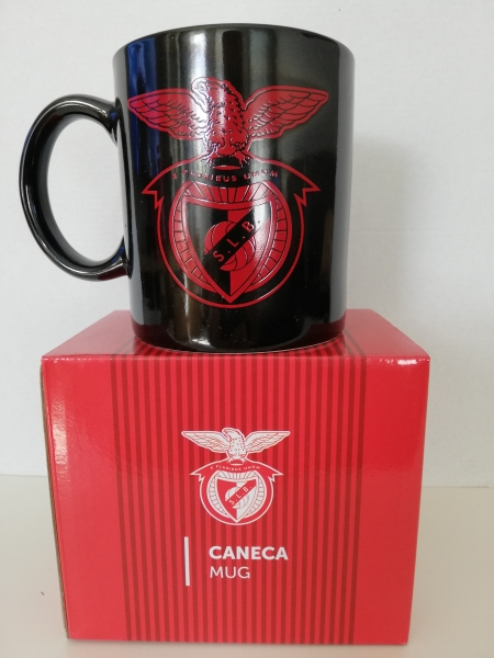 SL Benfica Kaffeebecher / Tasse/ Schwarz