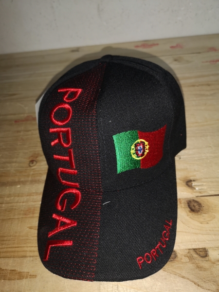 UNISEX BASECAP BASKETBALLCAP MÜTZE PORTUGAL ROT