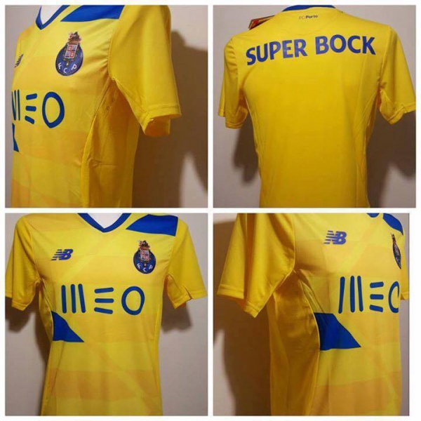 FC Porto Trikot 2016/17 Ausweichtrikot Gelb