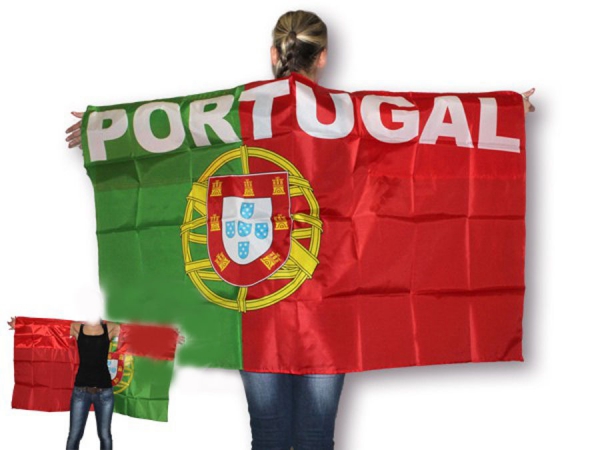 Flaggen Umhang Portugal "PORTUGAL"*