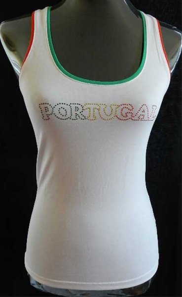 DAMEN TOP PORTUGAL *ROT ODER WEISS*