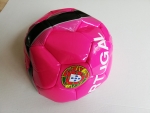 Fußball/Ball mit Flagge* Pink
